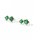 Ketupat Studs | Silver