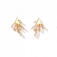 Azalea Studs | Petals Gold