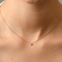 Lily Dainty Necklace | Gold