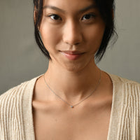 Lily Dainty Necklace | Silver