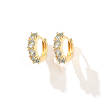 Kaia Huggies | Light Blue Gold