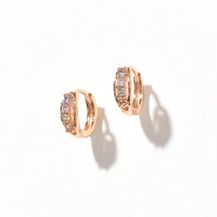 Elaine Pastel Huggie | Warm Gold
