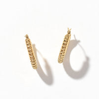 Jean Spiral Hoop | Gold SST