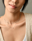 Atlas Layered Necklace | Silver