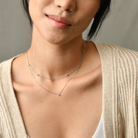 Atlas Layered Necklace | Silver