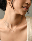 Atlas Layered Necklace | Silver