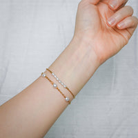 Lune Triple Pearl Bracelet