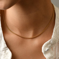 Mandy Chain Necklace | Gold