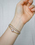 Aveline Pink Pearl Bracelet