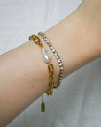 Alex Tennis Bracelet | Gold