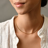 Lea Chain Necklace | Gold