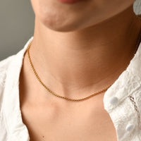 Lea Chain Necklace | Gold