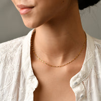 Lina Sparkles Necklace | Gold