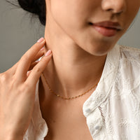 Lina Sparkles Necklace | Gold