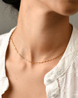 Lina Sparkles Necklace | Gold