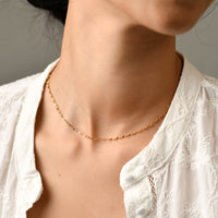 Lina Sparkles Necklace | Gold