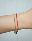 Laura Tennis Bracelet | Scarlet