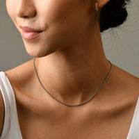 Lea Chain Necklace | Silver