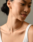 Cora Beaded Necklace | Silver