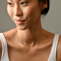 Lina Sparkles Necklace | Silver