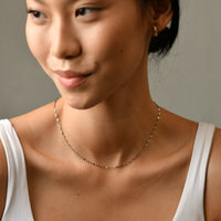 Lina Sparkles Necklace | Silver