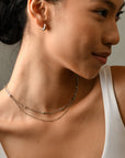 Nigella Beaded Necklace | Silver
