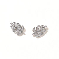 Daun Monstera Stud | Silver