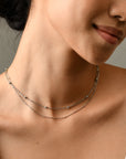 Nigella Beaded Necklace | Silver