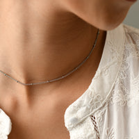 Lara Chain Necklace | Silver