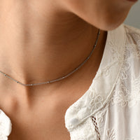 Lara Chain Necklace | Silver