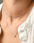 Lara Chain Necklace | Silver