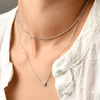 Lara Chain Necklace | Silver