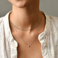 Lara Chain Necklace | Silver