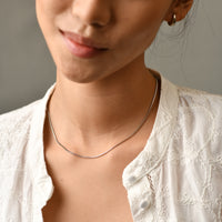 Philippa Chain Necklace | Silver