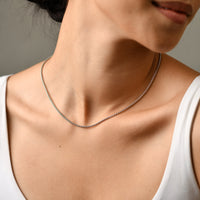 Mandy Chain Necklace | Silver