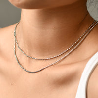 Mandy Chain Necklace | Silver