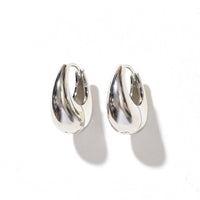 Olivia Saddle Hoop | Silver