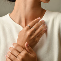 Allison Beaded Ring | Silver