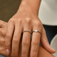 Allison Beaded Ring | Silver