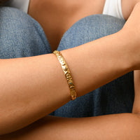 Devon Colortura Cuff Bangle | Gold