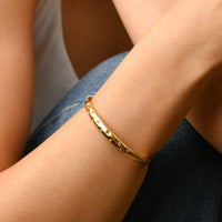 Rosaline Star Cuff Bangle | Gold