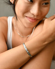 Devon Colortura Cuff Bangle | Silver