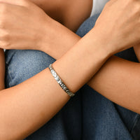 Devon Colortura Cuff Bangle | Silver