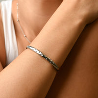 Rosaline Star Cuff Bangle | Silver