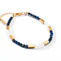 Marina Bracelet in Lapis Lazuli+Chalcedony