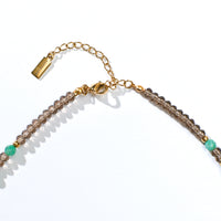 Veda Amazonite+Brown Chalcedony Necklace