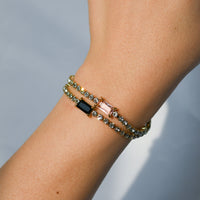 Peyton Tennis Bracelet | Pink