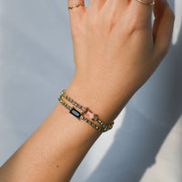 Peyton Tennis Bracelet | Pink