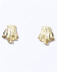 Tara Draped Studs | Gold