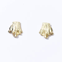 Tara Draped Studs | Gold